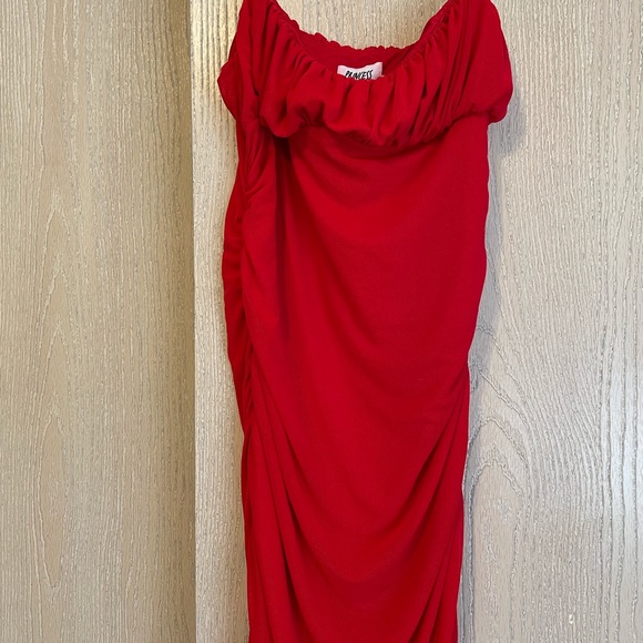 Princess Polly - Penney Mini Dress Red US Size 10 - Picture 2 of 7